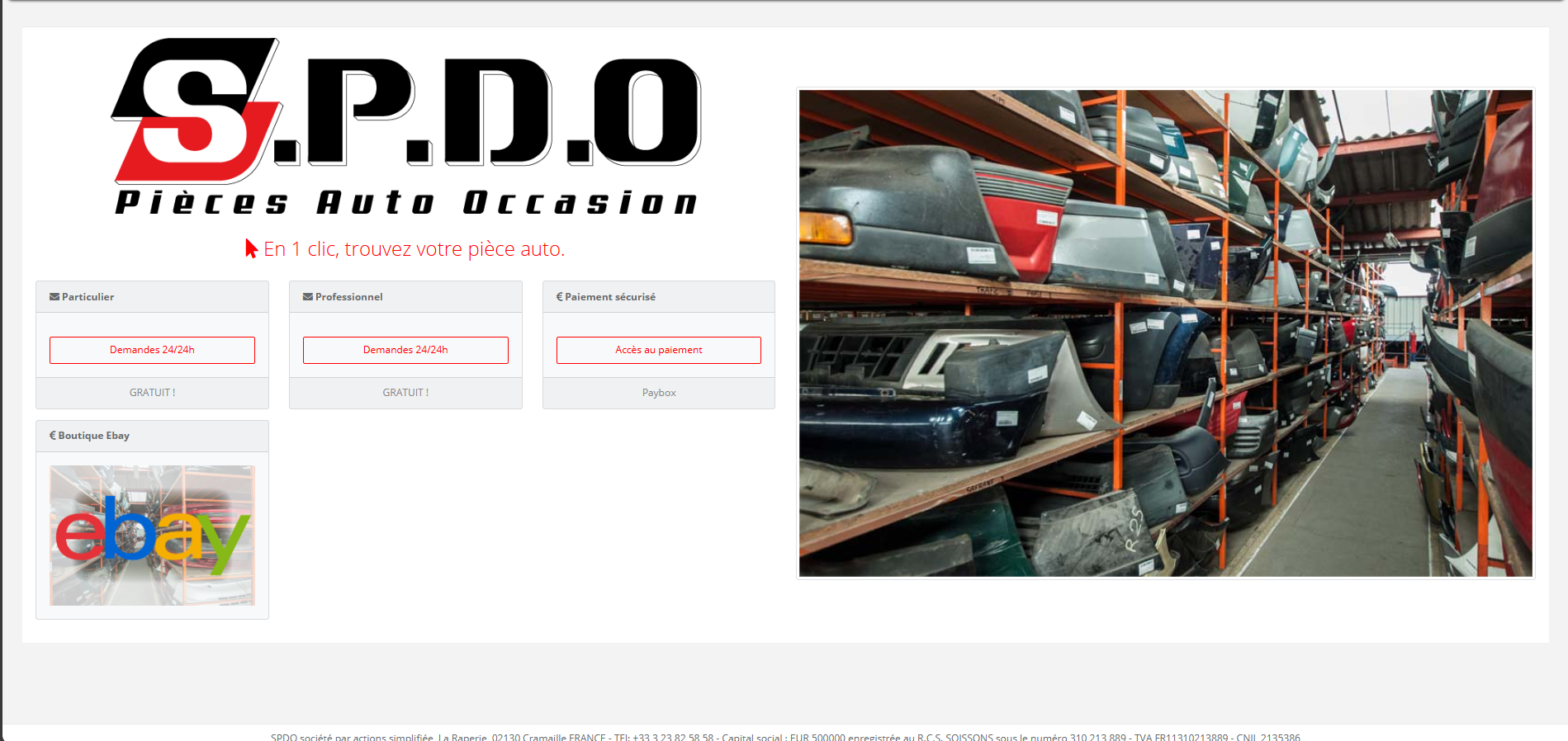 Ancien site SPDO