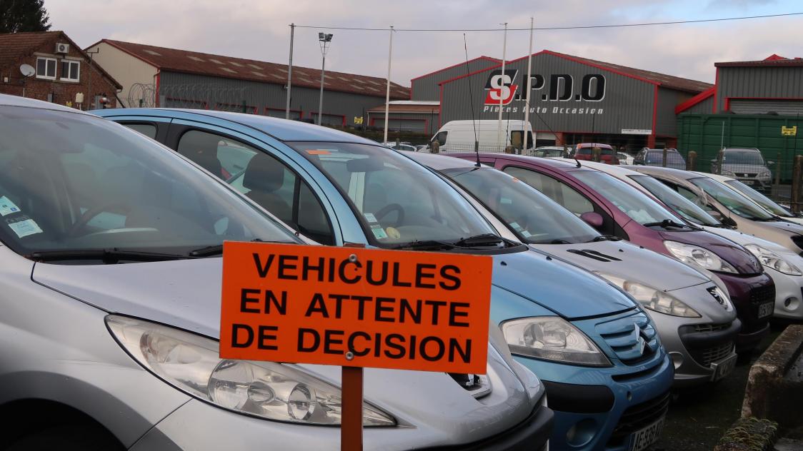 Stock de véhicules accidentés SPDO